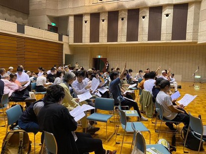 オモロー授業発表会の様子