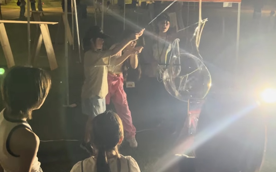 シャボン玉夜市