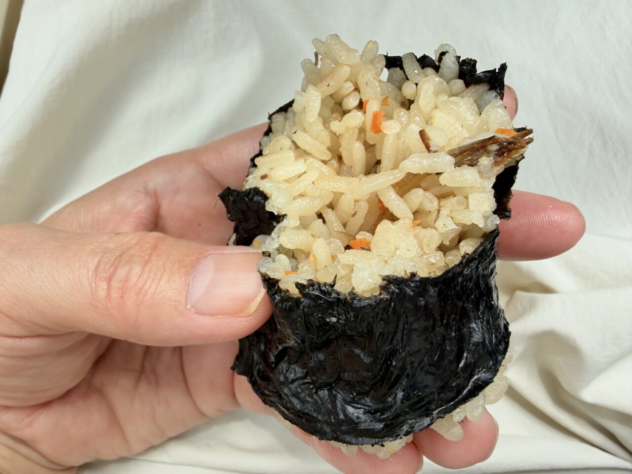 いりこのおにぎり